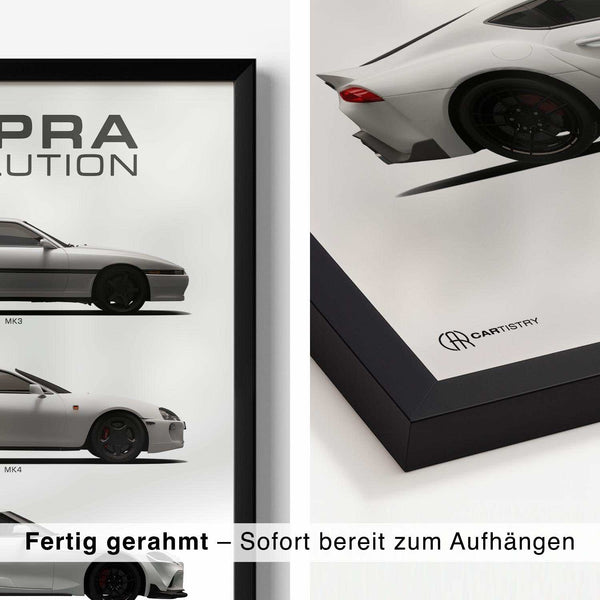 Lade das Bild in den Galerie-Viewer, 4er Set Supra Generationen Poster