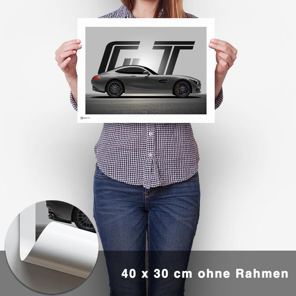 Lade das Bild in den Galerie-Viewer, AMG GT Poster - CARTISTRY