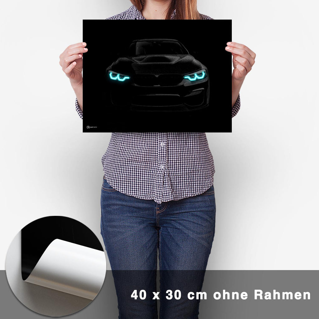M4 Neon Poster - CARTISTRY