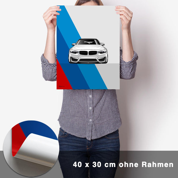 Lade das Bild in den Galerie-Viewer, M3 F80 Poster - CARTISTRY