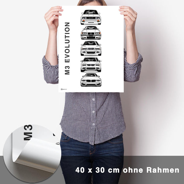Lade das Bild in den Galerie-Viewer, M3 Generationen Poster Front - CARTISTRY