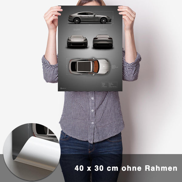 Lade das Bild in den Galerie-Viewer, Panamera Technik Poster - CARTISTRY