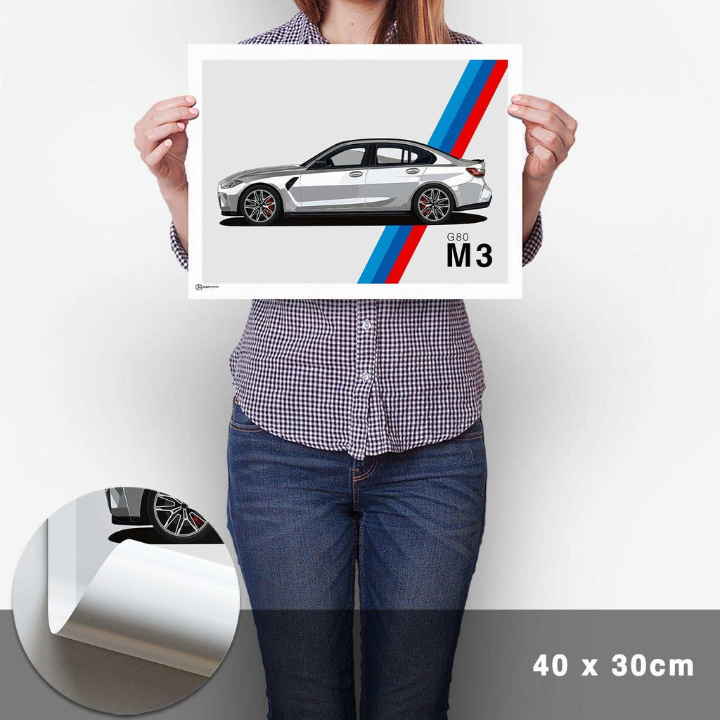 M3 G80 Artwork Poster - Cartistry
