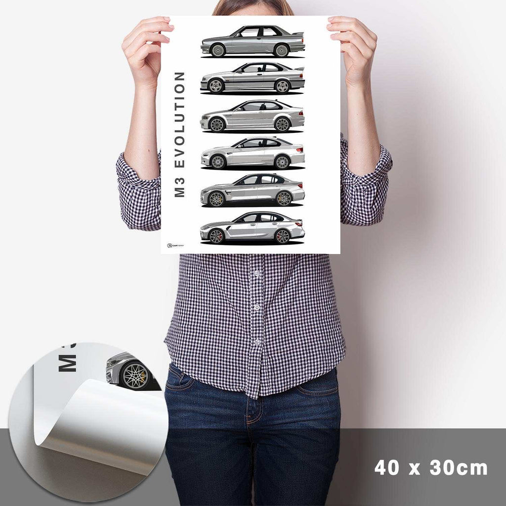 M3 Generationen Poster Seite - Cartistry