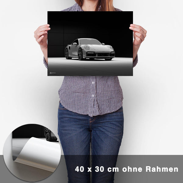 Lade das Bild in den Galerie-Viewer, 911 Turbo (992) Poster - CARTISTRY