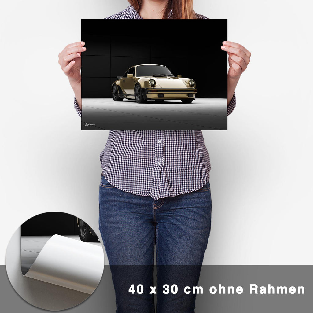 911 Turbo (930) Poster - CARTISTRY