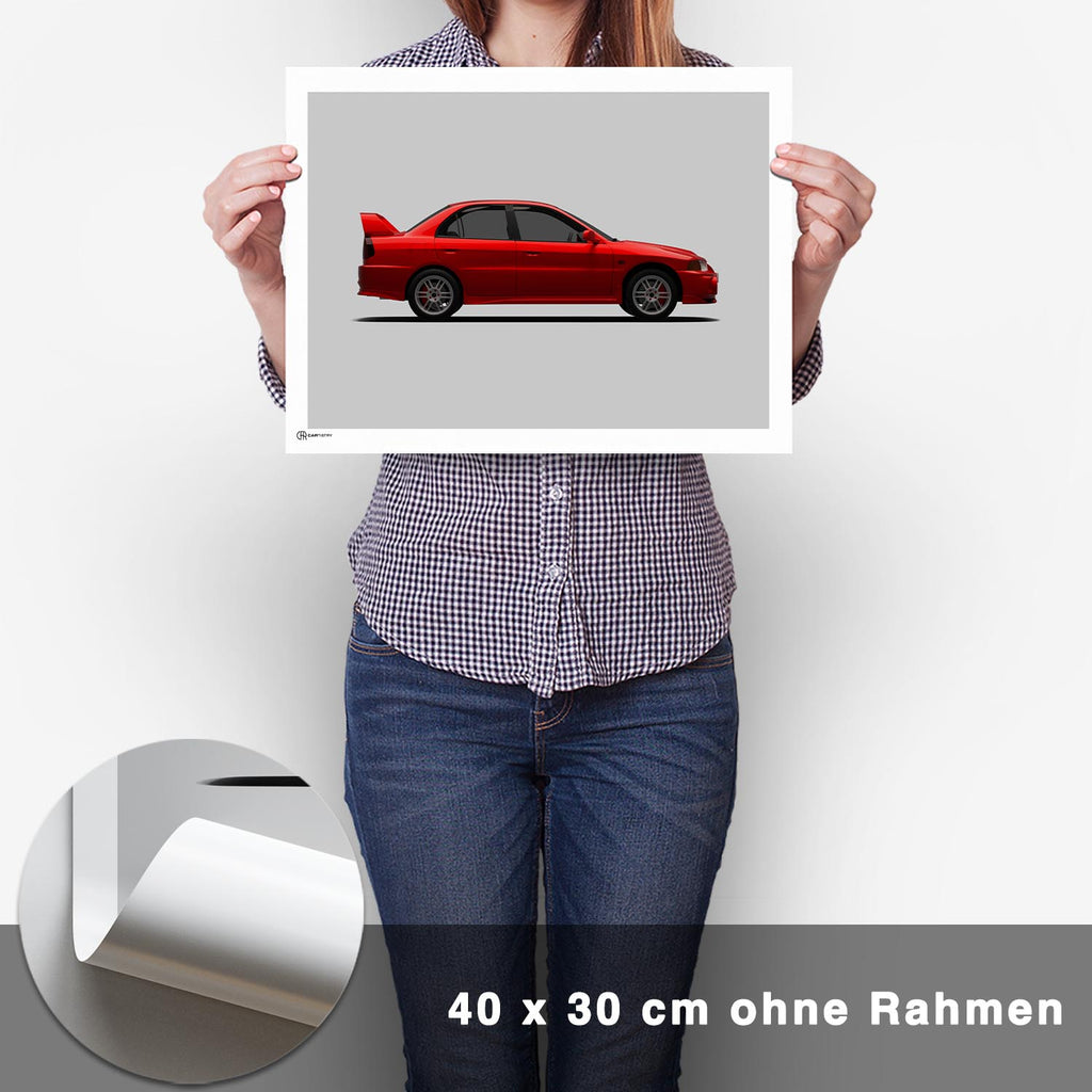 Lancer Evolution VI Poster Seite - CARTISTRY