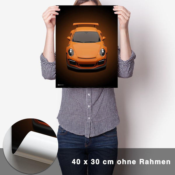 Lade das Bild in den Galerie-Viewer, 911 GT3 RS (991) Poster - CARTISTRY