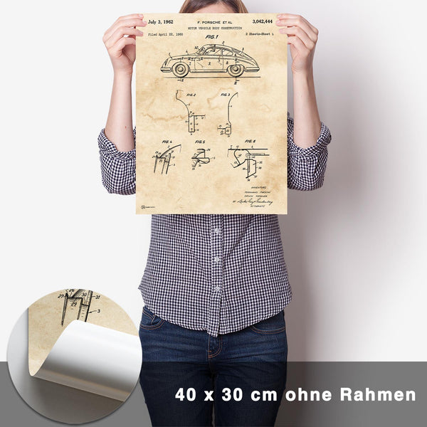 Lade das Bild in den Galerie-Viewer, Patent Poster Karosseriebau - CARTISTRY