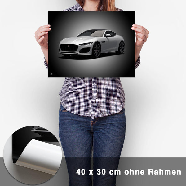 Lade das Bild in den Galerie-Viewer, F-Type Poster - CARTISTRY