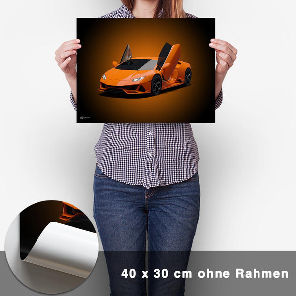 Lade das Bild in den Galerie-Viewer, Huracan Poster - CARTISTRY