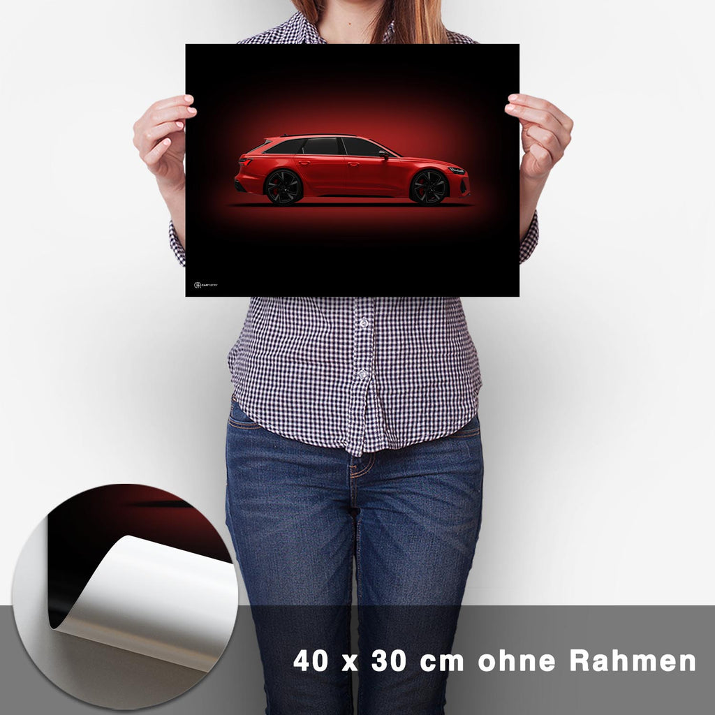 RS6 Poster Seite Dunkel - CARTISTRY