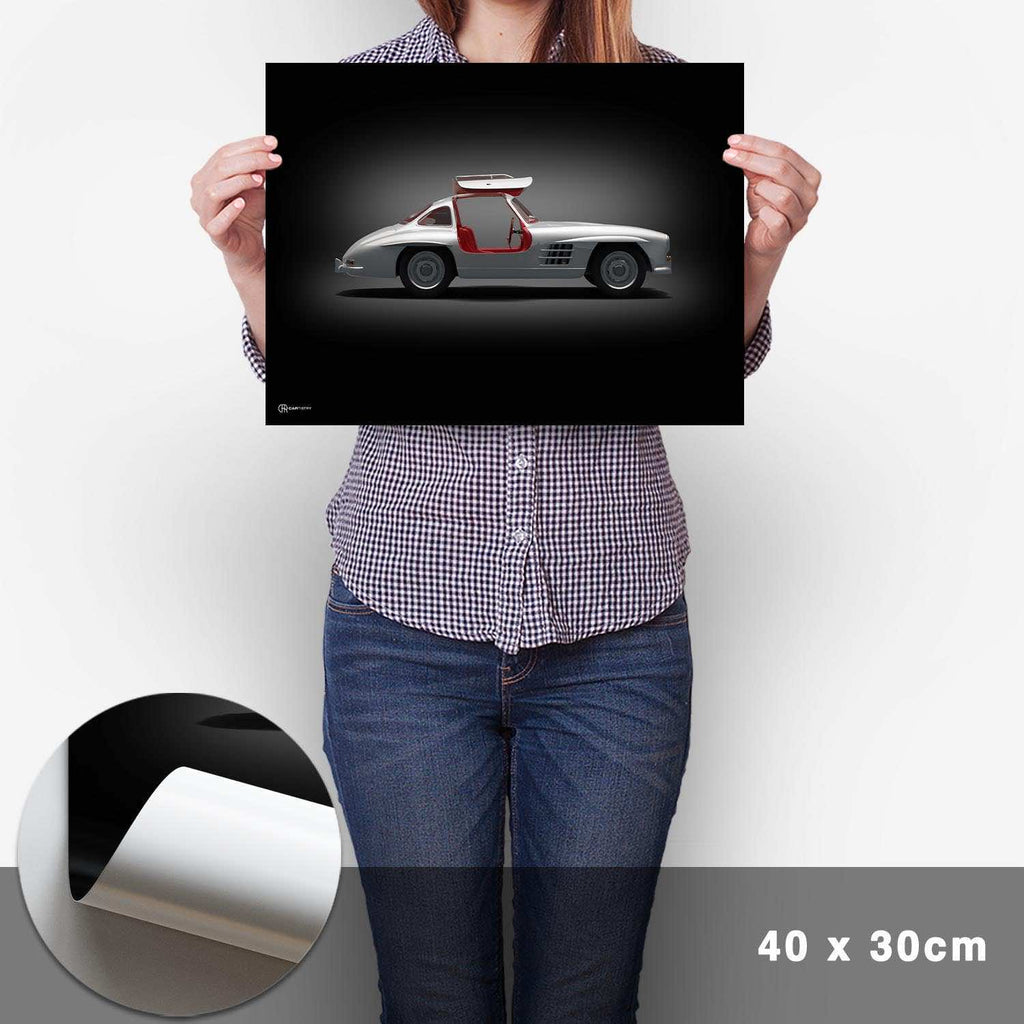 300 SL Poster Seite Dunkel - Cartistry