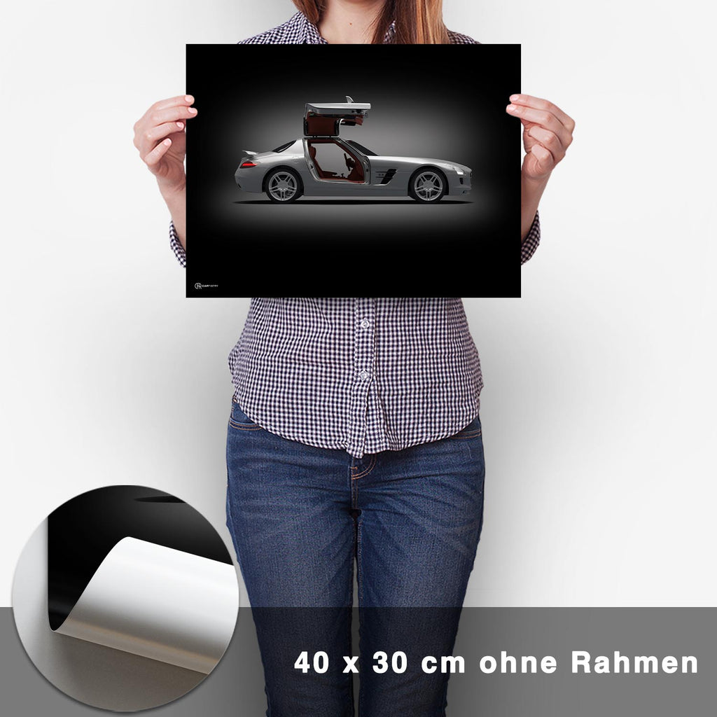 SLS AMG Poster Seite Dunkel - CARTISTRY