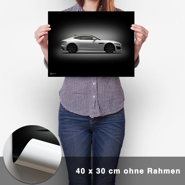 Lade das Bild in den Galerie-Viewer, F-Type Poster Seite Dunkel - CARTISTRY
