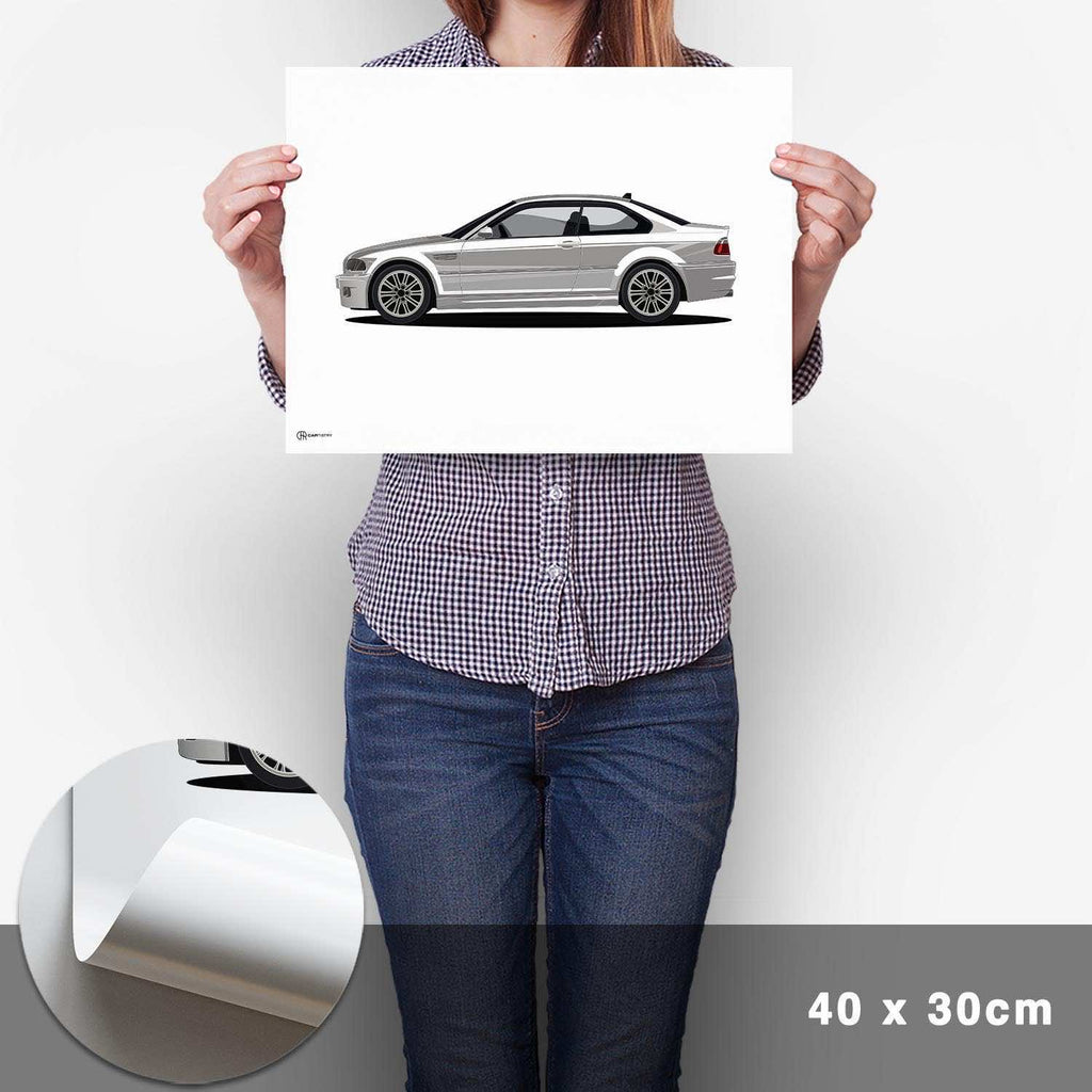 M3 E46 Artwork Poster Hell - Cartistry