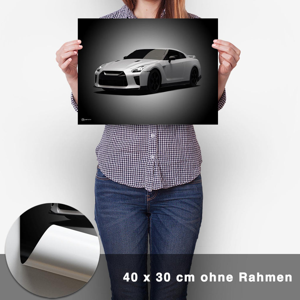 GT-R R35 Poster - CARTISTRY