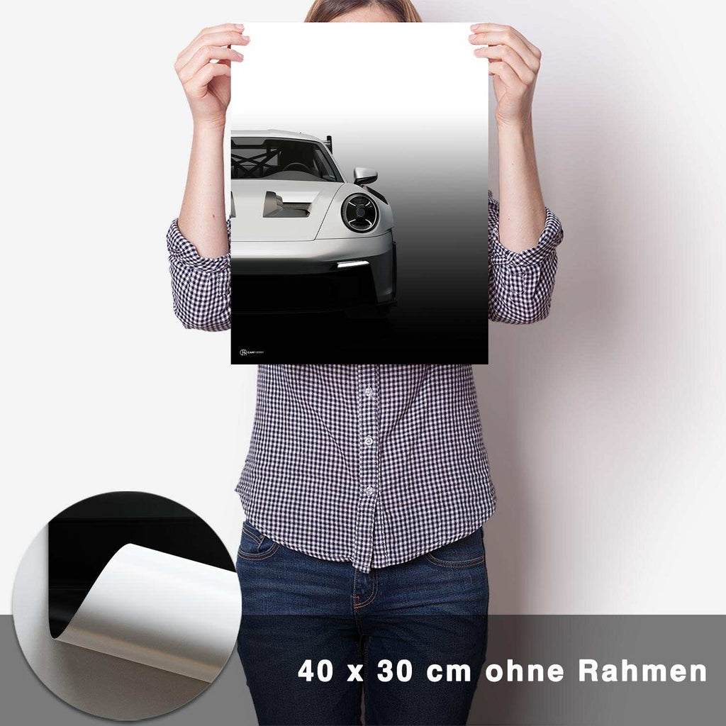 911 GT3 RS (992) Front Poster - Cartistry