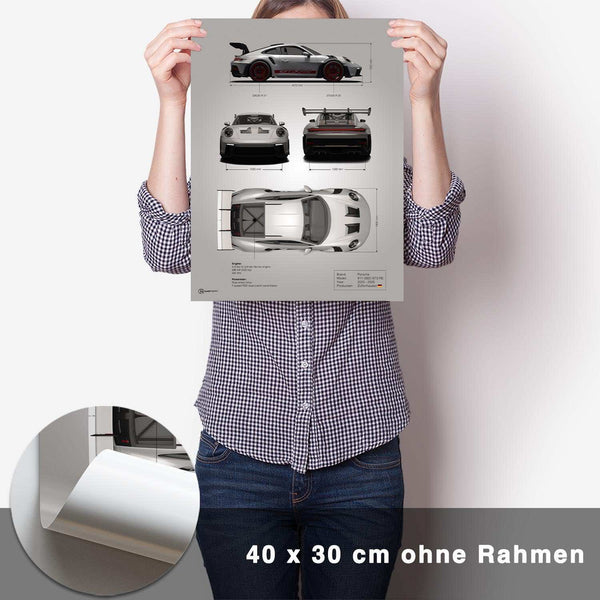 Lade das Bild in den Galerie-Viewer, GT3 RS Technik Poster - CARTISTRY