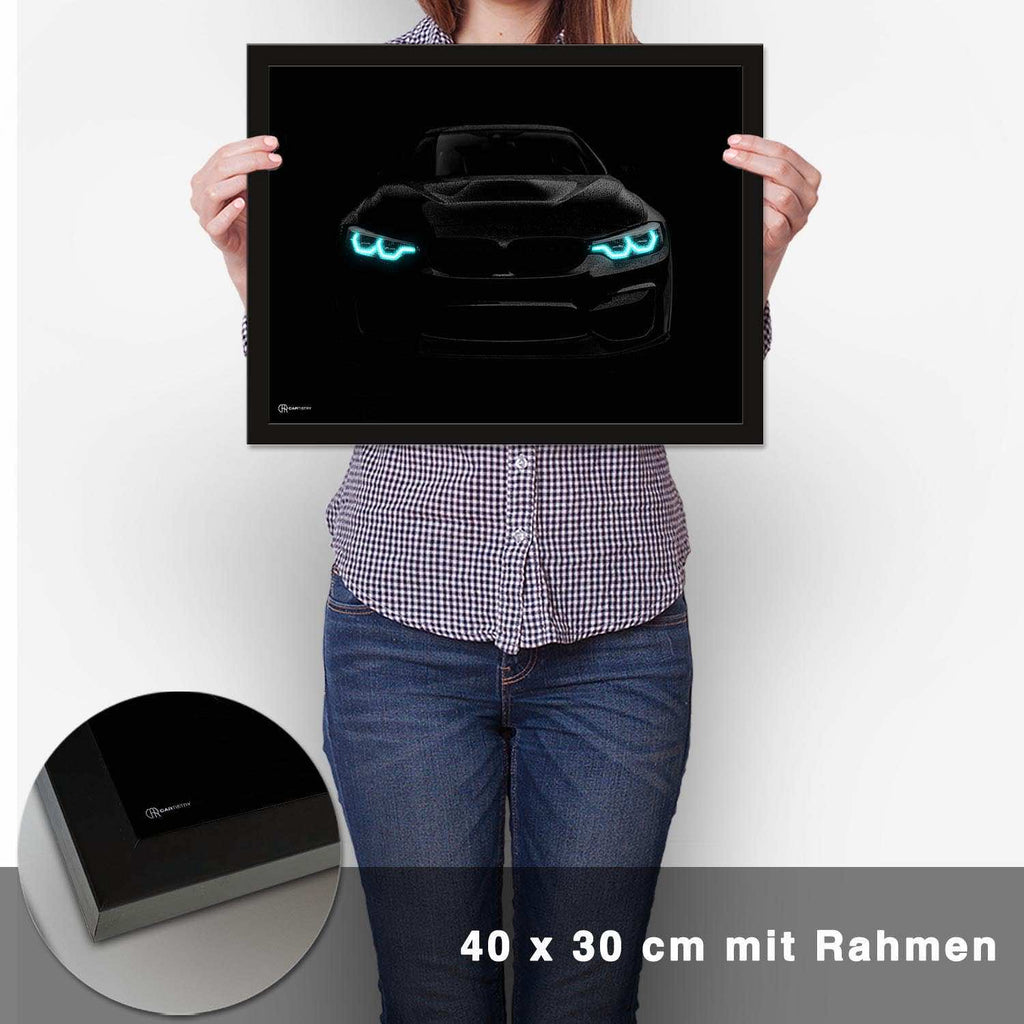 M4 Neon Poster - CARTISTRY