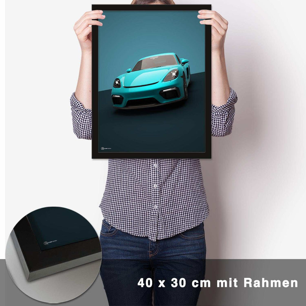 Cayman GT4 Poster - CARTISTRY