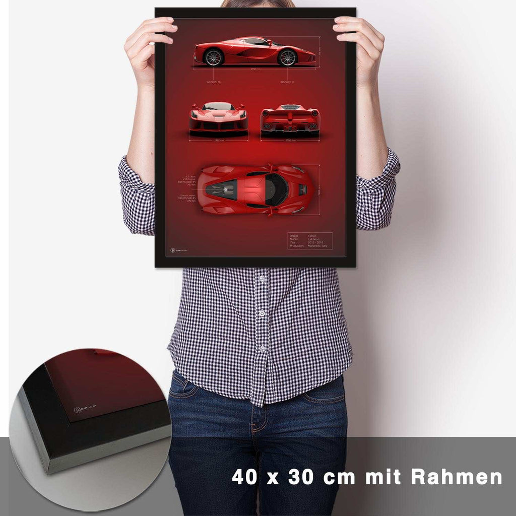LaFerrari Technik Poster - CARTISTRY