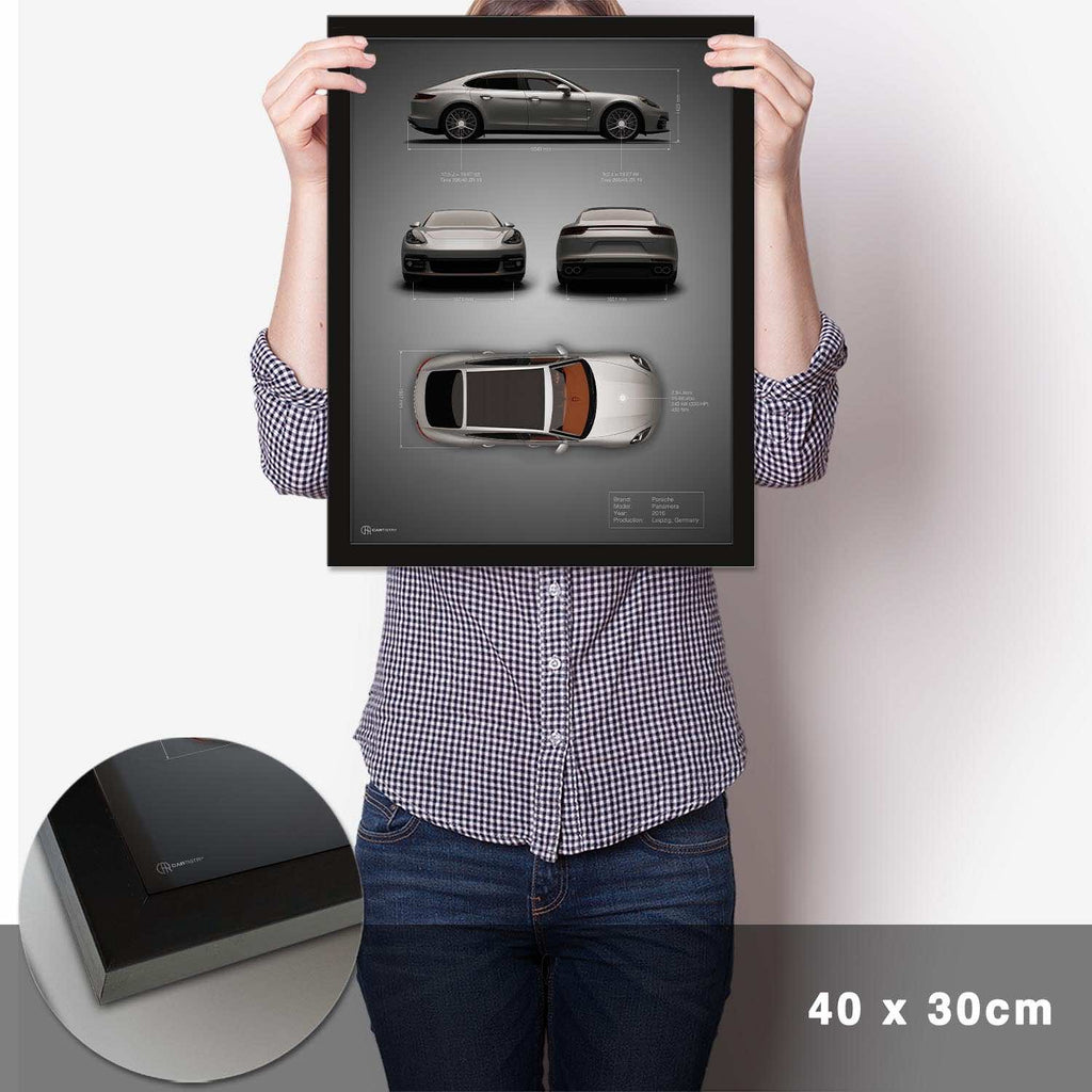 Panamera Technik Poster - Cartistry