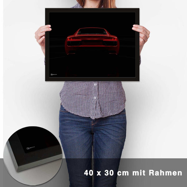 Lade das Bild in den Galerie-Viewer, R8 Dark Heck Poster - CARTISTRY