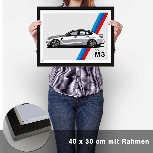 Lade das Bild in den Galerie-Viewer, M3 G80 Artwork Poster - CARTISTRY