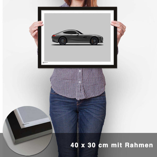 Lade das Bild in den Galerie-Viewer, AMG GT Poster Seite - CARTISTRY