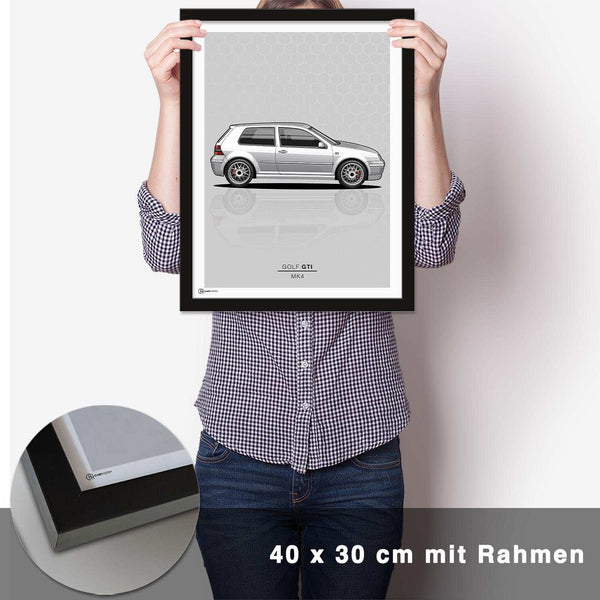 Lade das Bild in den Galerie-Viewer, Golf 4 GTI Poster - CARTISTRY