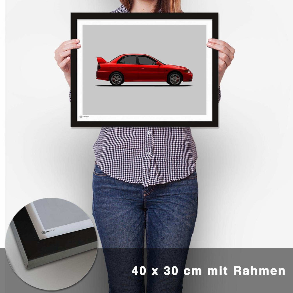 Lancer Evolution VI Poster Seite - CARTISTRY