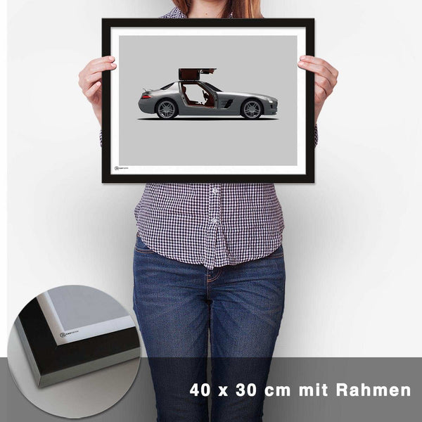 Lade das Bild in den Galerie-Viewer, SLS AMG Poster Seite - CARTISTRY