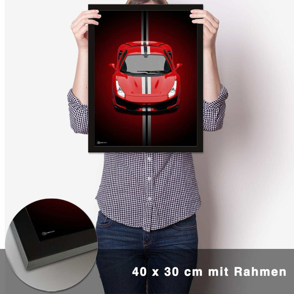 Lade das Bild in den Galerie-Viewer, 488 Pista Poster - CARTISTRY
