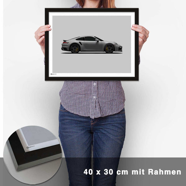 Lade das Bild in den Galerie-Viewer, 911 Turbo (992) Poster Seite - CARTISTRY