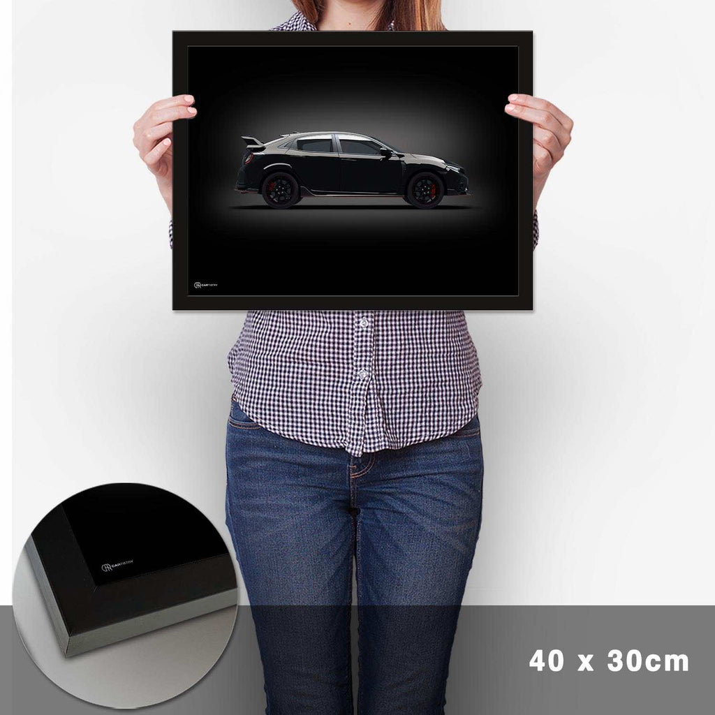 Civic Type R Poster Seite Dunkel - Cartistry
