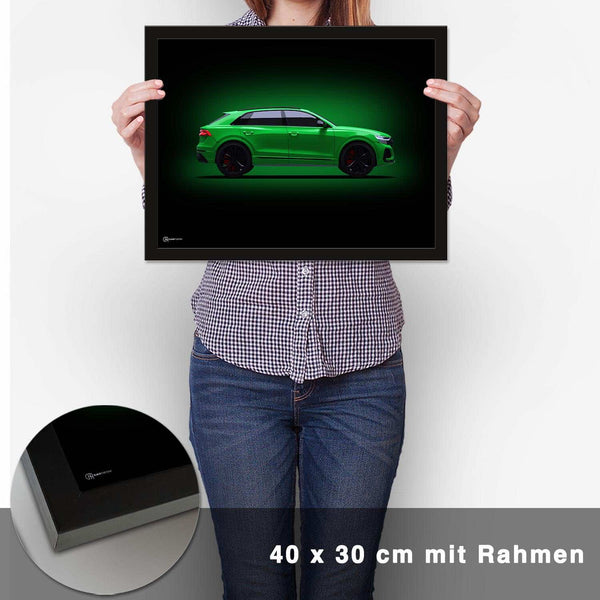 Lade das Bild in den Galerie-Viewer, RS Q8 Poster Seite Dunkel - CARTISTRY