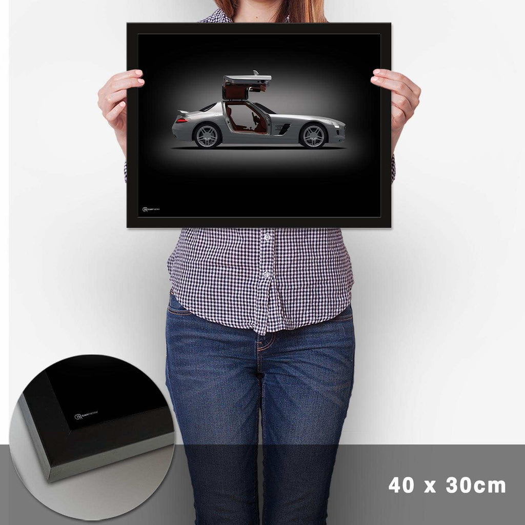 SLS AMG Poster Seite Dunkel - Cartistry