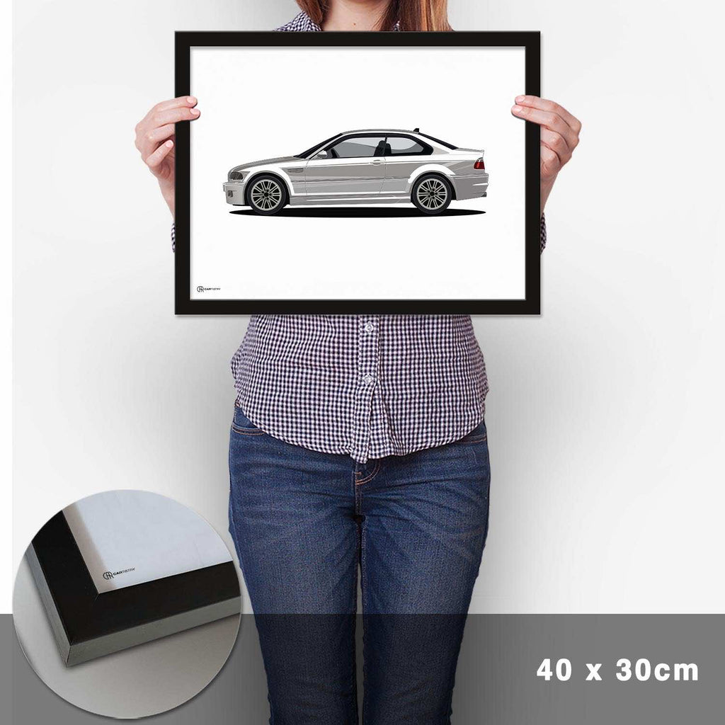 M3 E46 Artwork Poster Hell - Cartistry