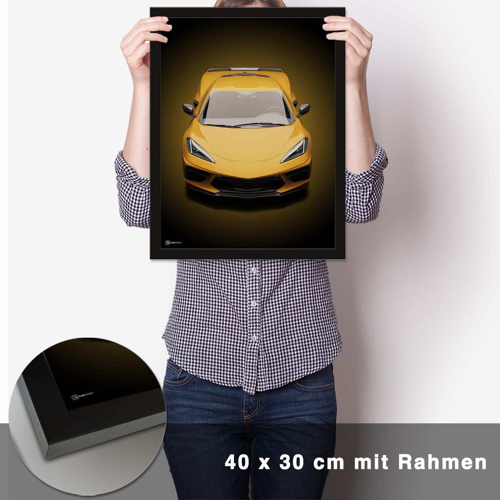 Corvette C8 Poster - CARTISTRY