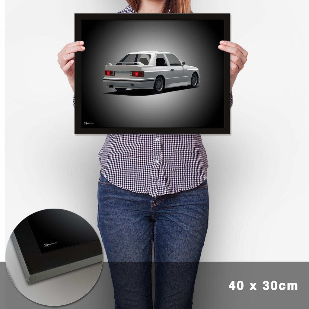 M3 E30 Poster Heck- Cartistry