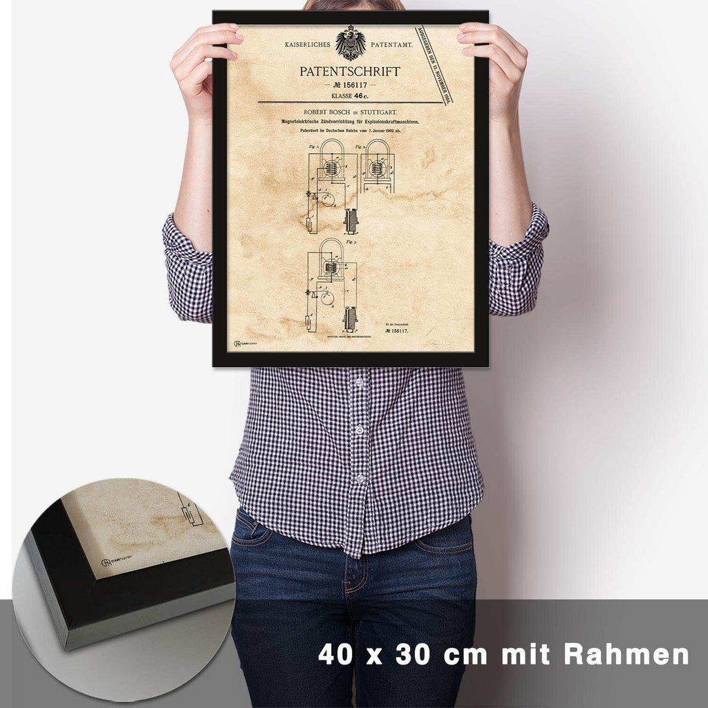 Patent Poster Magnetzündung - CARTISTRY