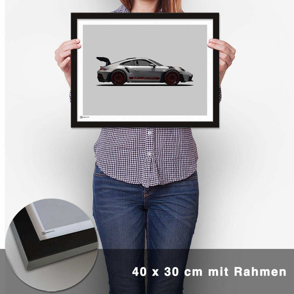Lade das Bild in den Galerie-Viewer, 911 GT3 RS (992) Poster Seite - CARTISTRY