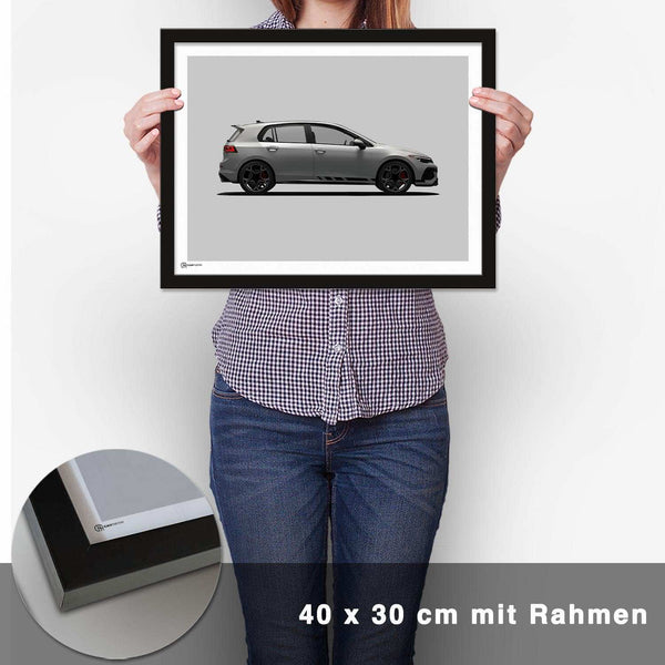Lade das Bild in den Galerie-Viewer, Golf 8 GTI Poster Seite - CARTISTRY