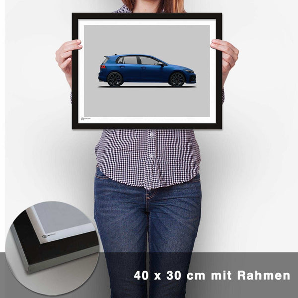 Lade das Bild in den Galerie-Viewer, Golf 8 R Poster Seite - CARTISTRY