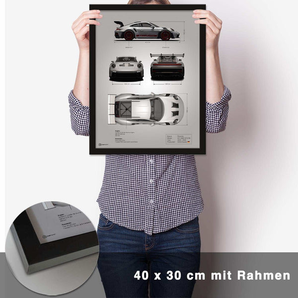 Lade das Bild in den Galerie-Viewer, GT3 RS Technik Poster - CARTISTRY