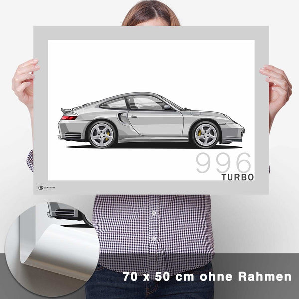 Lade das Bild in den Galerie-Viewer, 911 Turbo (996) Artwork Poster - CARTISTRY