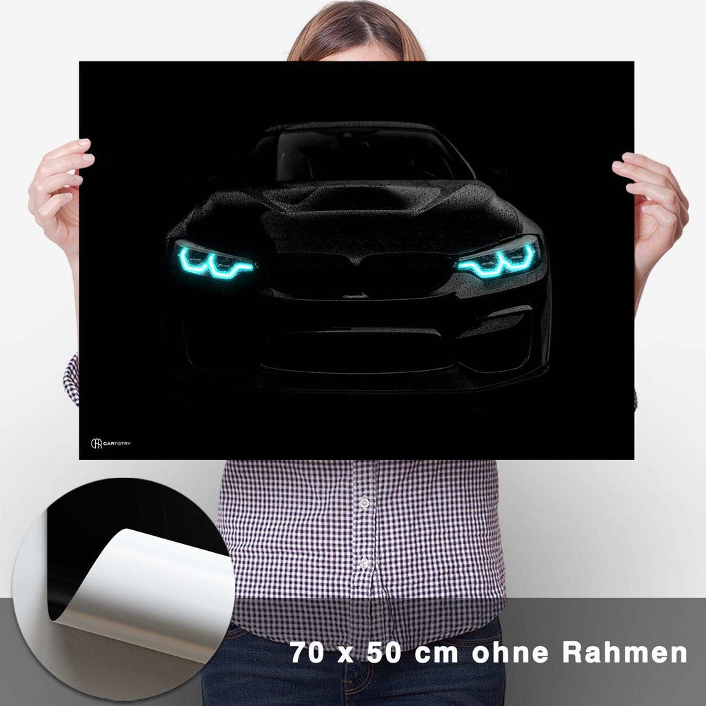 M4 Neon Poster - CARTISTRY