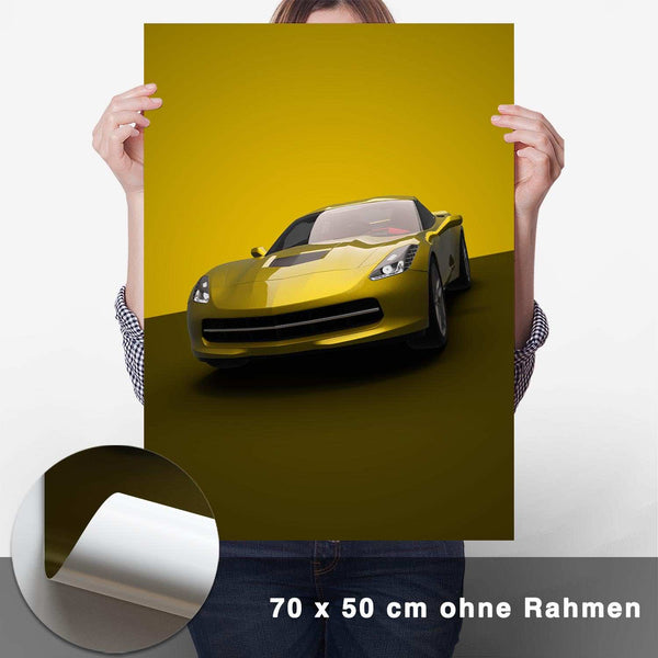Lade das Bild in den Galerie-Viewer, Corvette C7 Poster - CARTISTRY