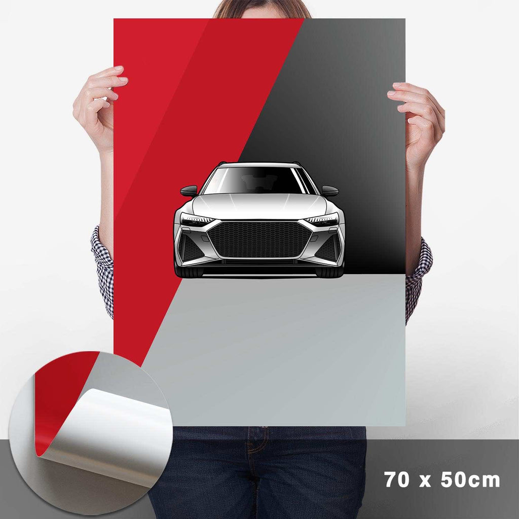 RS6 C8 Poster - Cartistry
